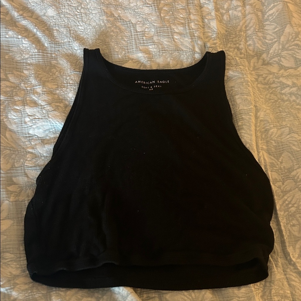 American Eagle Outfitters Black Tank Top